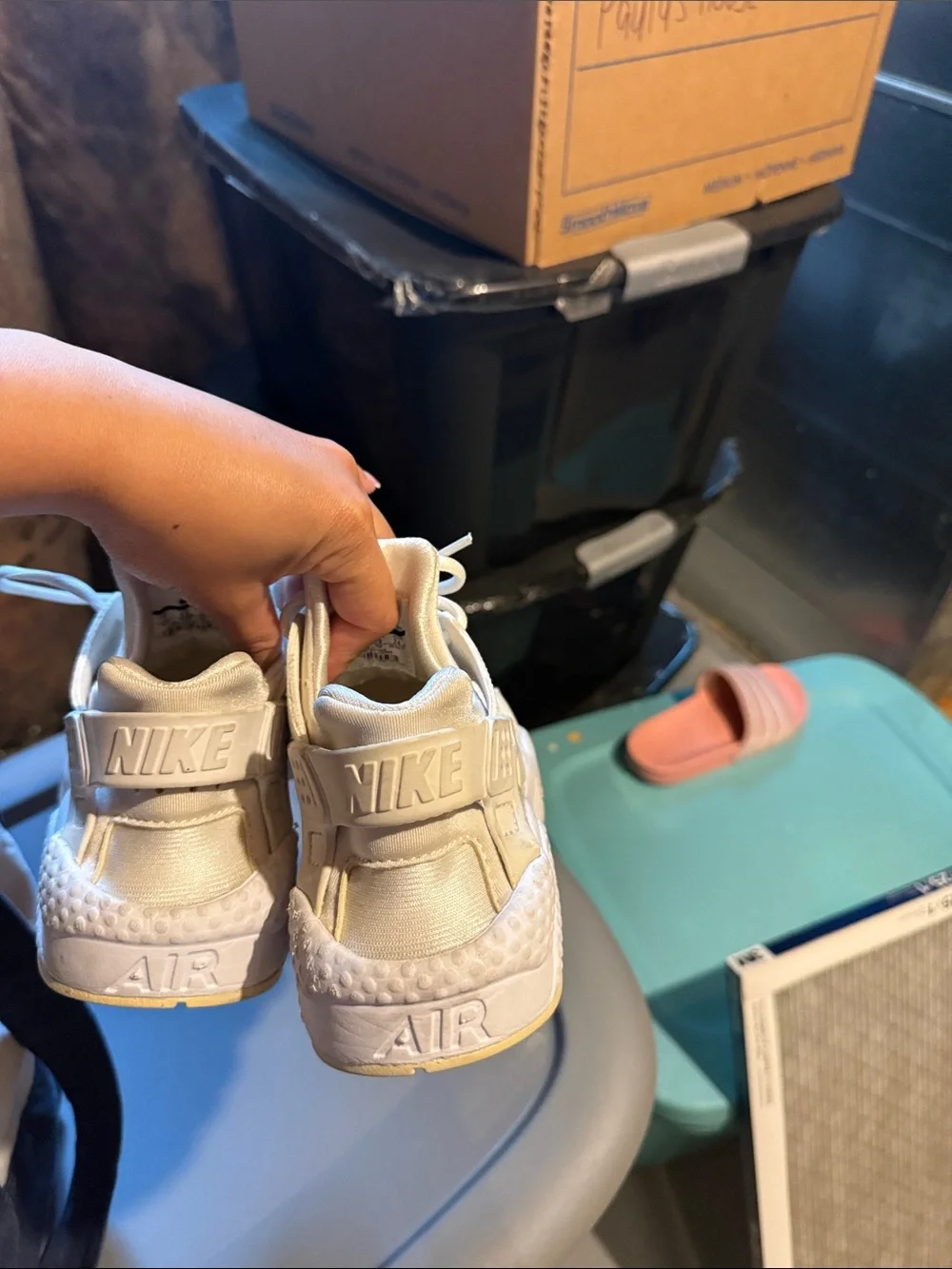 Nike Women's White Athletic Sneakers - Picture 2 of 3